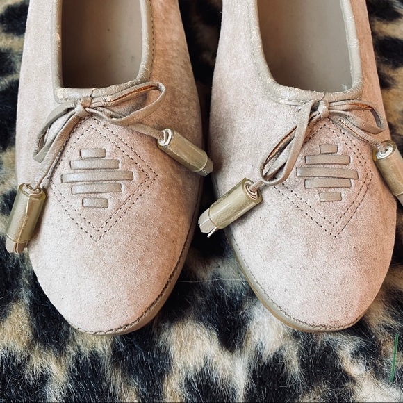 Corelli tan suede tassel wedges - Picture 2 of 10